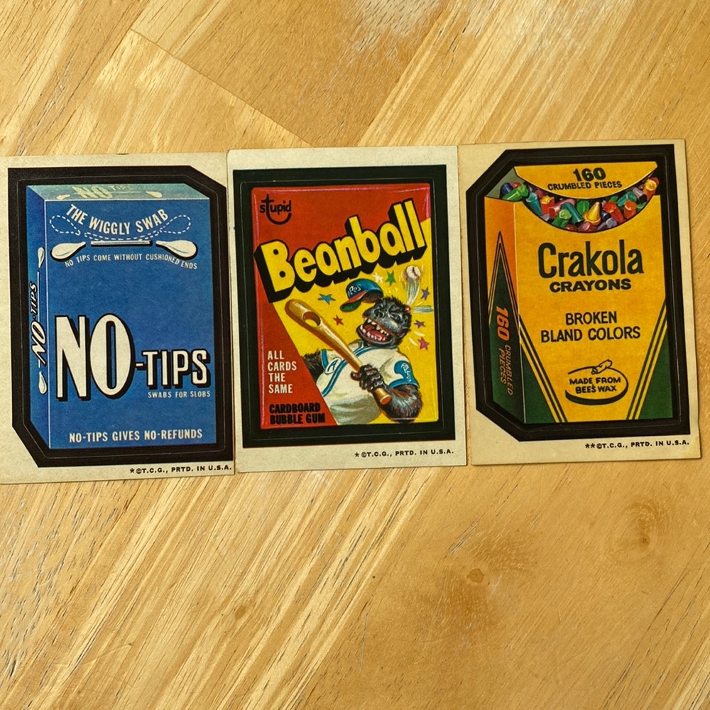 Wacky Packages Topps Sticker Lot